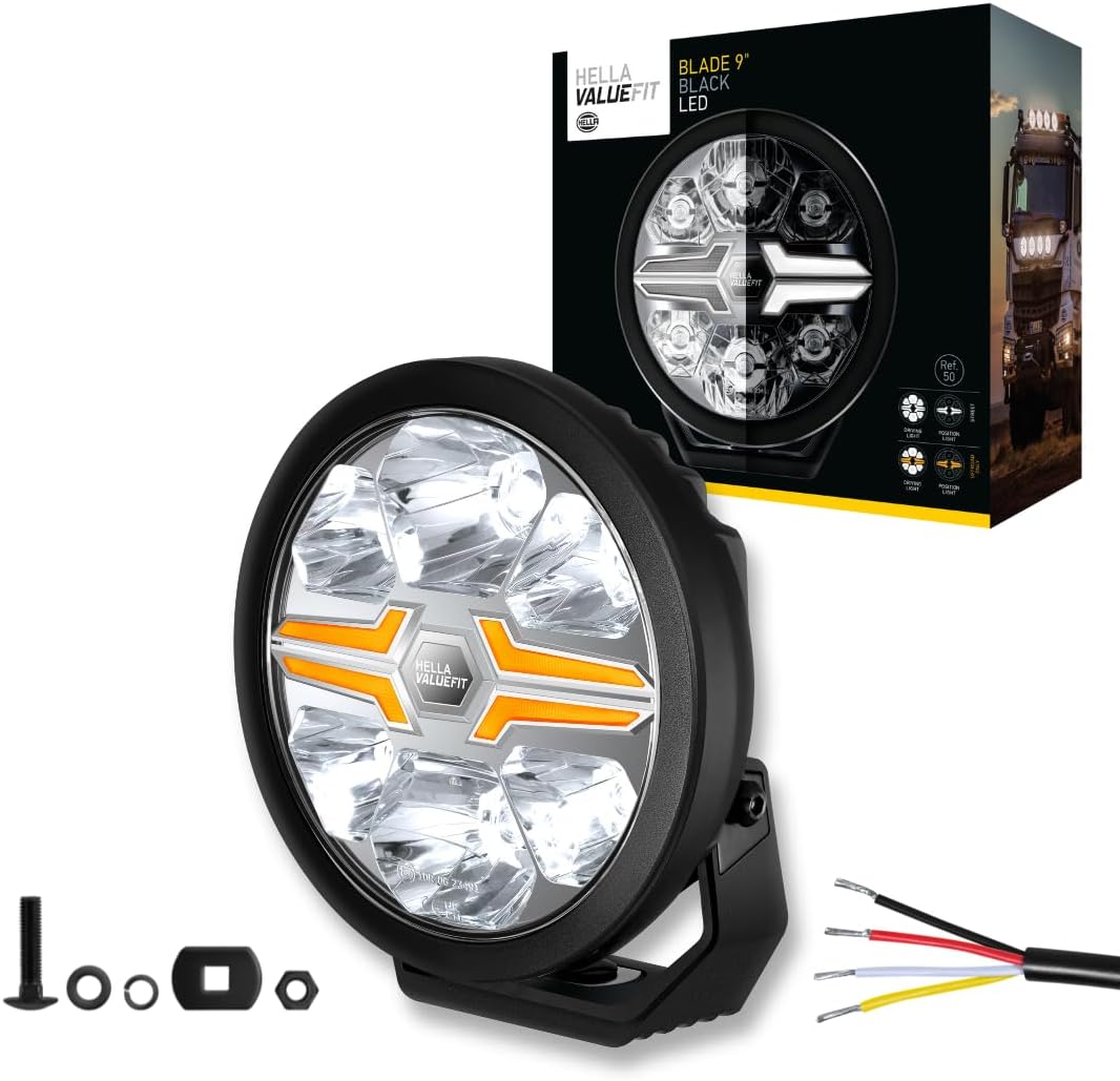 Hella Led-Uzun Huzme Far Black 9